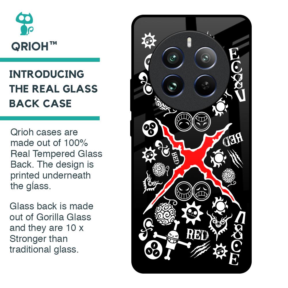 Red Zone Glass Case for Realme 12 Pro 5G