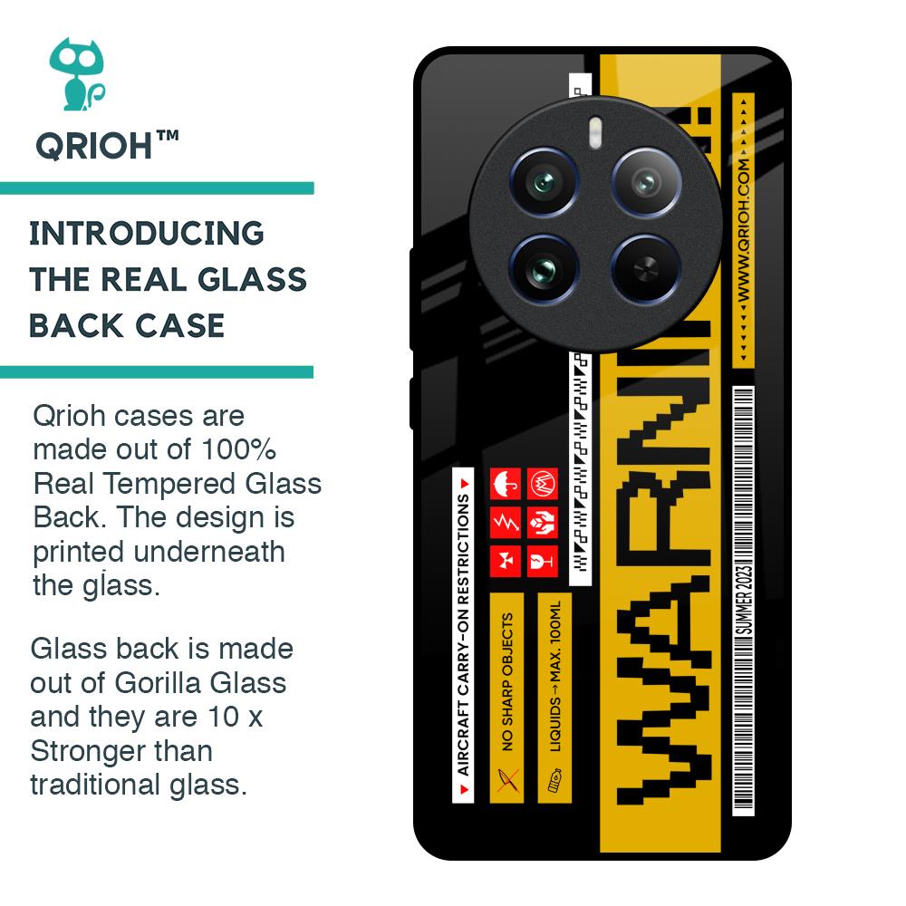 Aircraft Warning Glass Case for Realme 12 Pro 5G