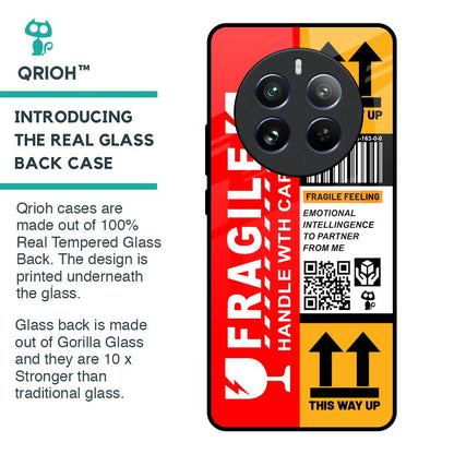 Handle With Care Glass Case for Realme 12 Pro 5G