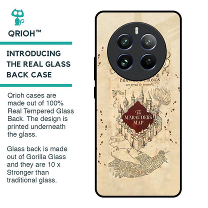 Magical Map Glass Case for Realme 12 Pro 5G
