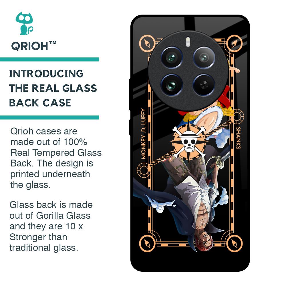 Shanks & Luffy Glass Case for Realme 12 Pro 5G