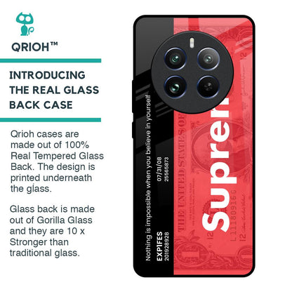 Supreme Ticket Glass Case for Realme 12 Pro 5G