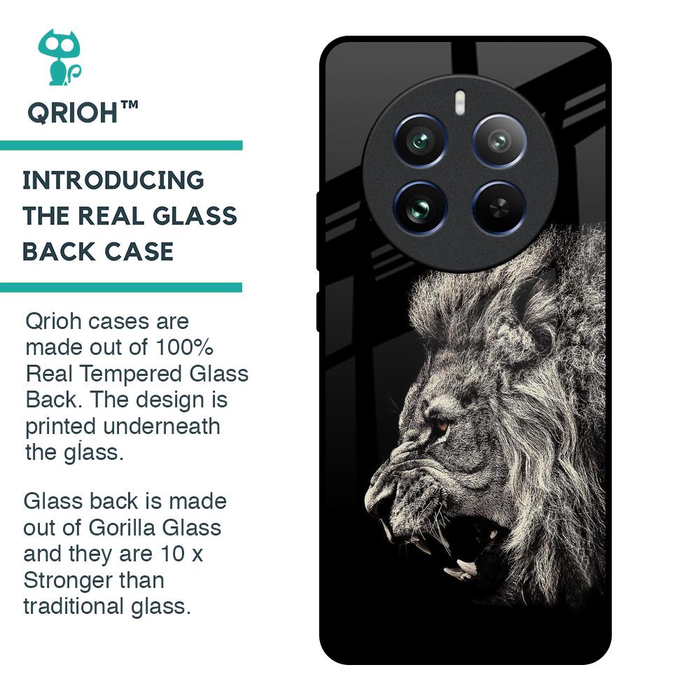 Brave Lion Glass Case for Realme 12 Pro 5G
