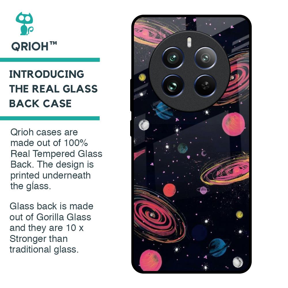 Galaxy In Dream Glass Case For Realme 12 Pro 5G