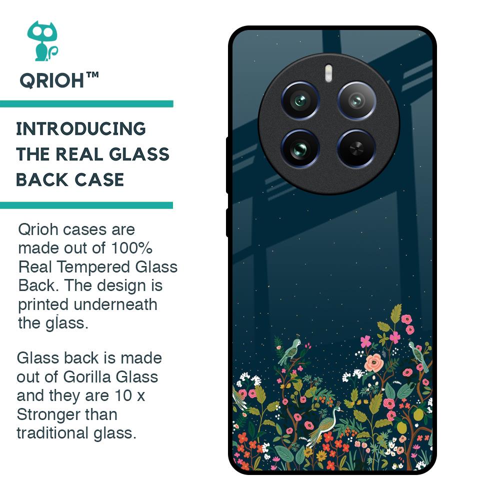 Small Garden Glass Case For Realme 12 Pro 5G