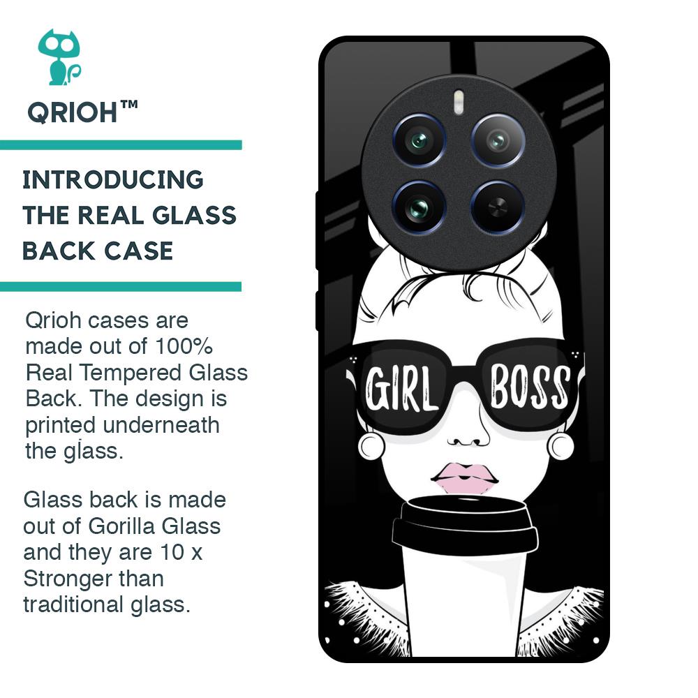 Girl Boss Glass Case For Realme 12 Pro 5G