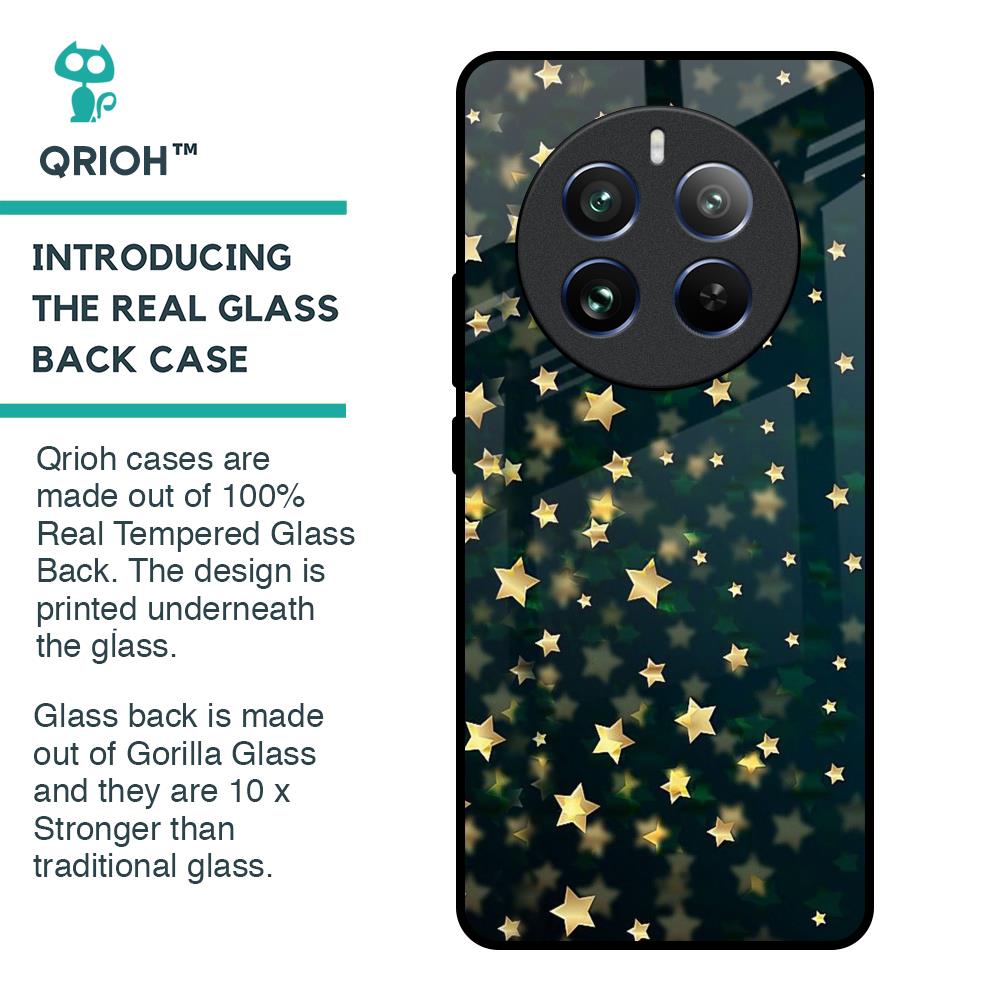 Dazzling Stars Glass Case For Realme 12 Pro 5G