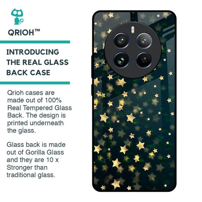 Dazzling Stars Glass Case For Realme 12 Pro 5G