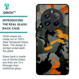 Camouflage Orange Glass Case For Realme 12 Pro 5G