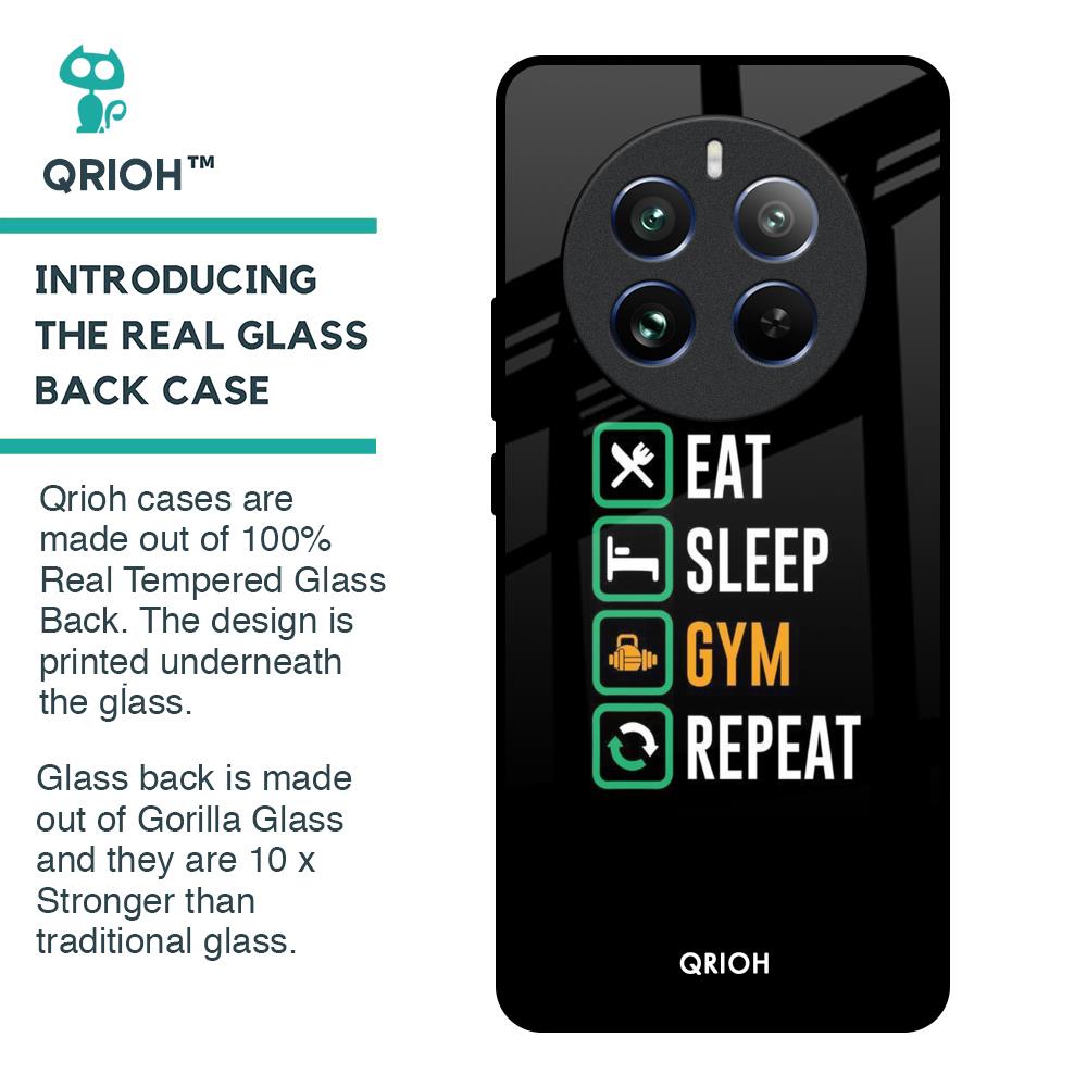 Daily Routine Glass Case for Realme 12 Pro 5G