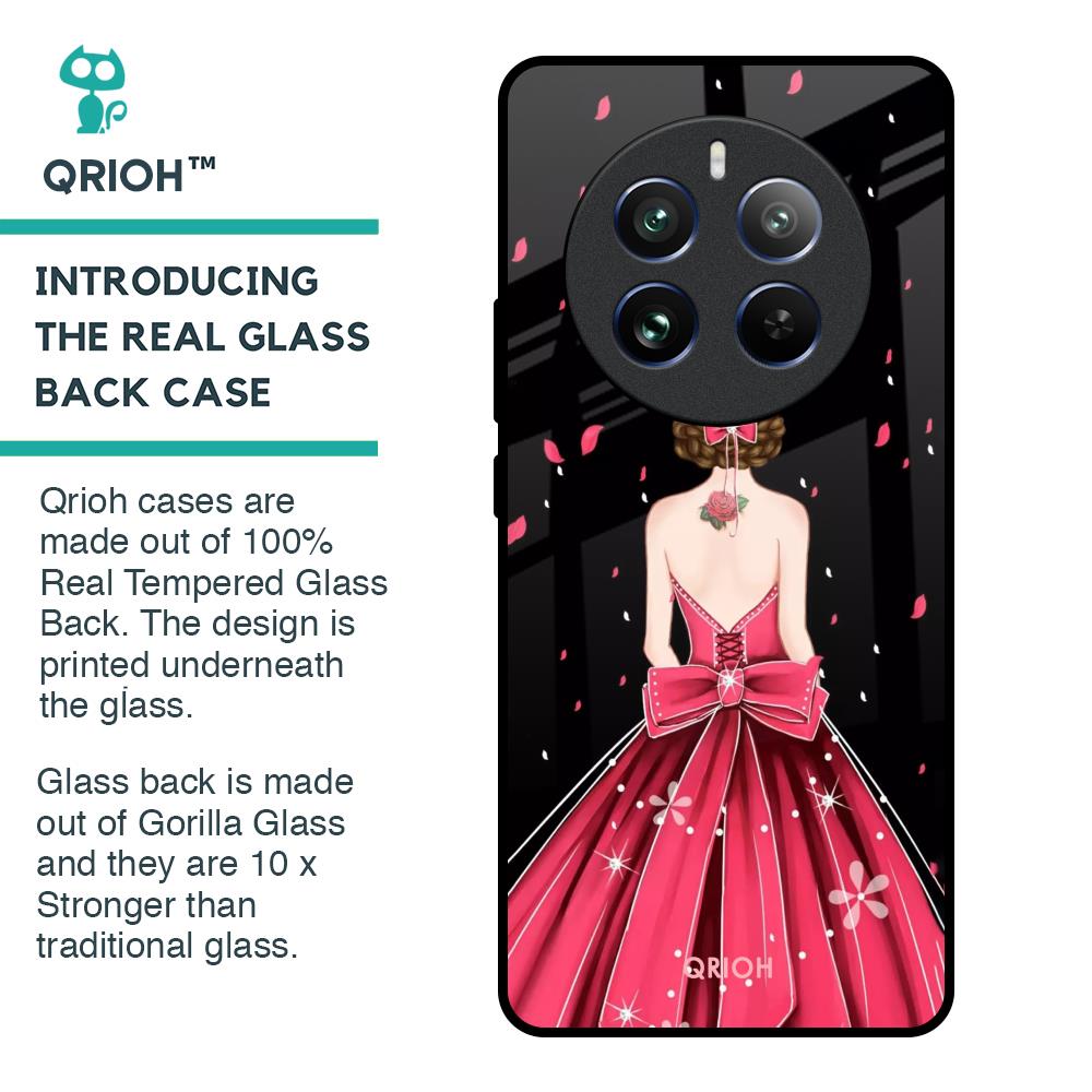 Fashion Princess Glass Case for Realme 12 Pro 5G