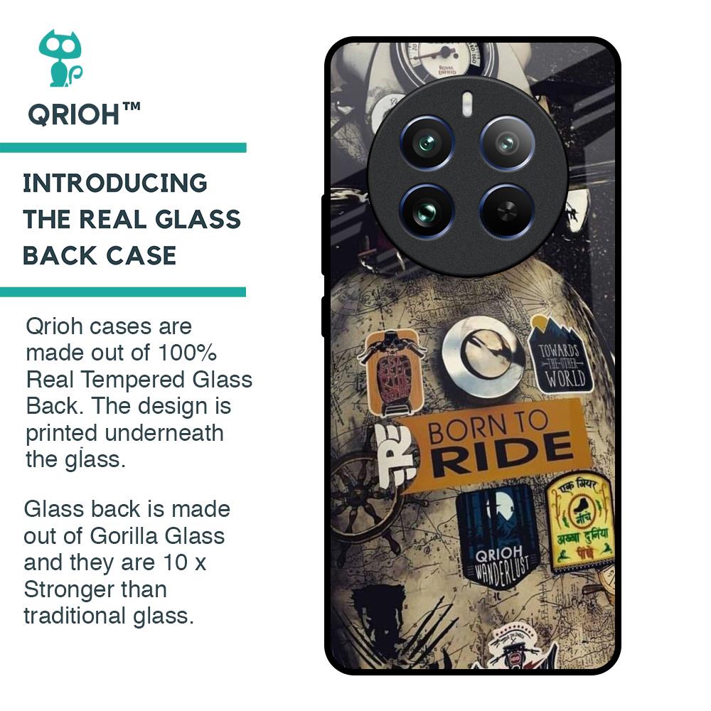 Ride Mode On Glass Case for Realme 12 Pro 5G