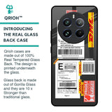 Cool Barcode Label Glass Case For Realme 12 Pro 5G
