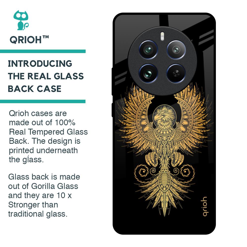 Mythical Phoenix Art Glass Case for Realme 12 Pro 5G