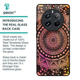 Floral Mandala Glass Case for Realme 12 Pro 5G