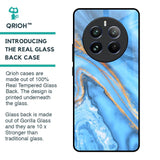 Vibrant Blue Marble Glass Case for Realme 12 Pro 5G
