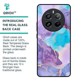 Alcohol ink Marble Glass Case for Realme 12 Pro 5G