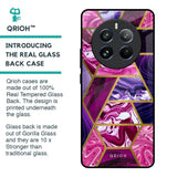 Electroplated Geometric Marble Glass Case for Realme 12 Pro 5G