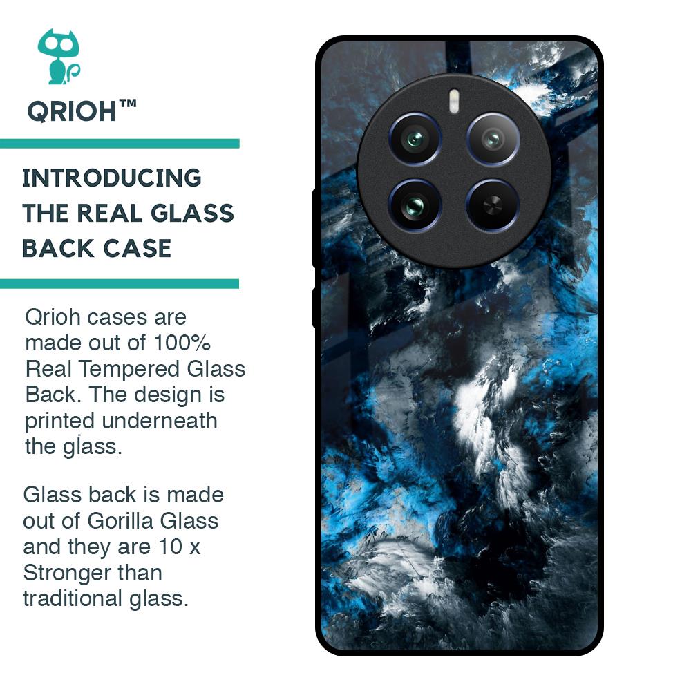 Cloudy Dust Glass Case for Realme 12 Pro 5G