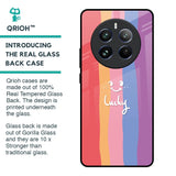 Lucky Abstract Glass Case for Realme 12 Pro 5G