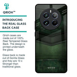 Green Leather Glass Case for Realme 12 Pro 5G