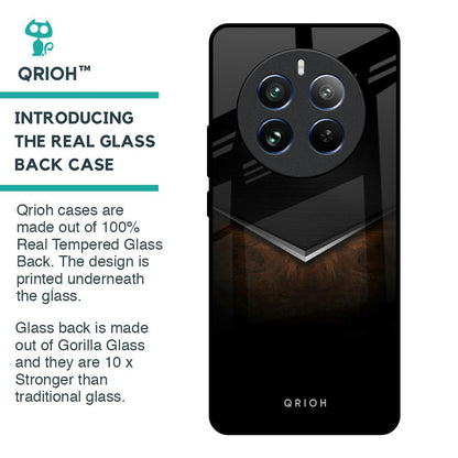Dark Walnut Glass Case for Realme 12 Pro 5G