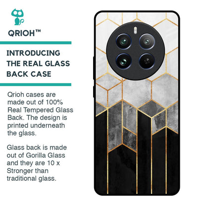Tricolor Pattern Glass Case for Realme 12 Pro 5G