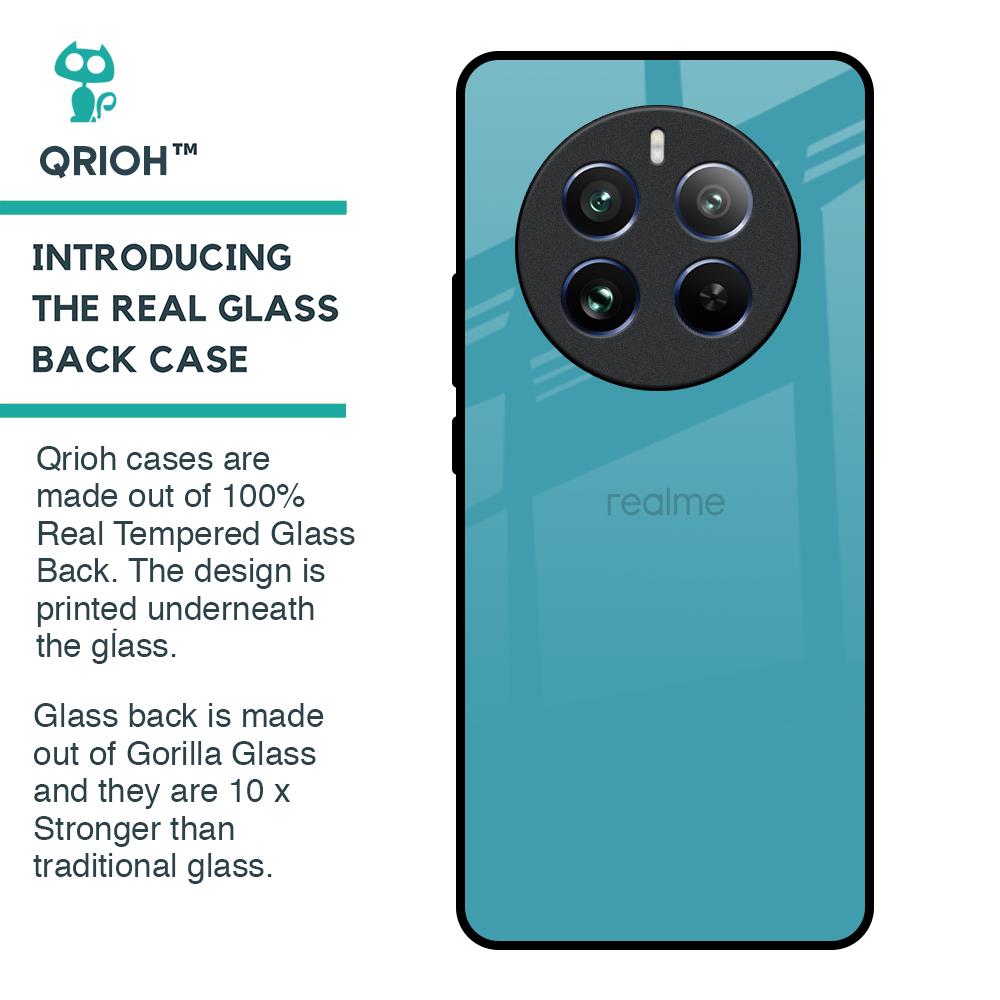 Oceanic Turquiose Glass Case for Realme 12 Pro 5G