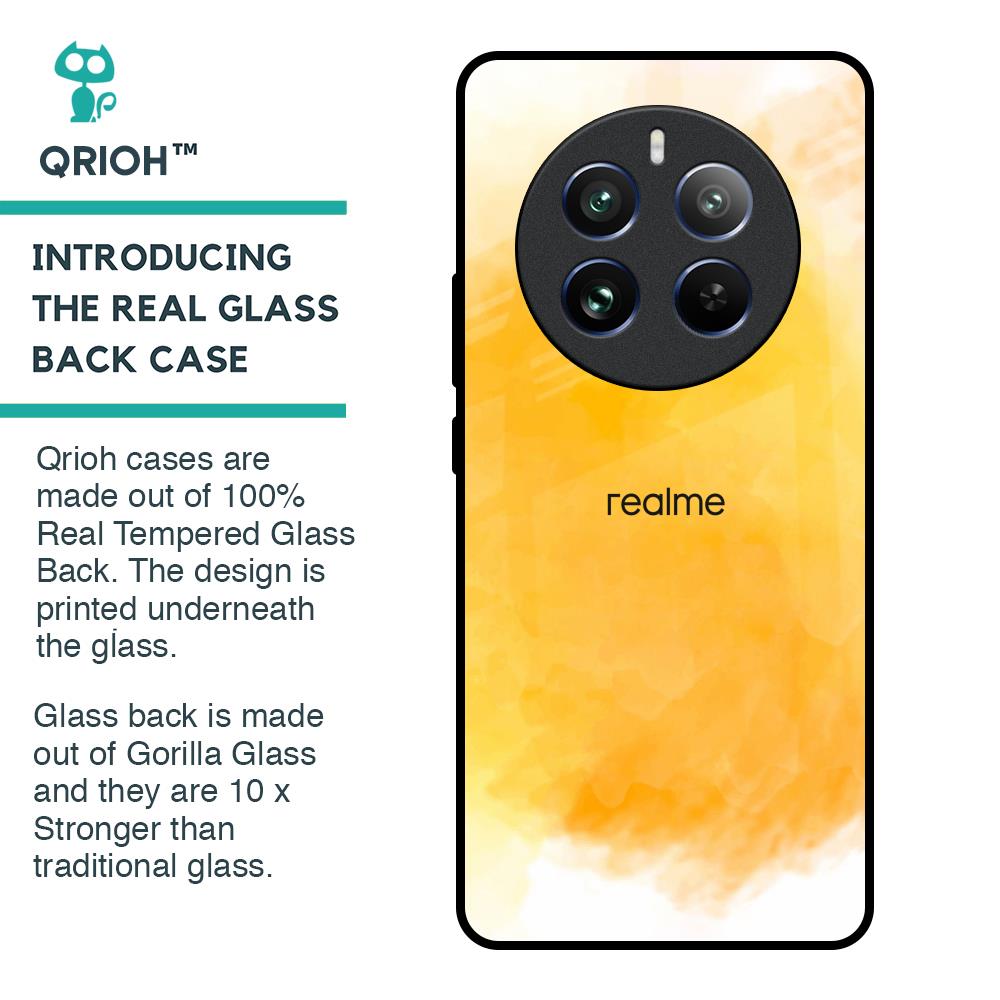 Rustic Orange Glass Case for Realme 12 Pro 5G