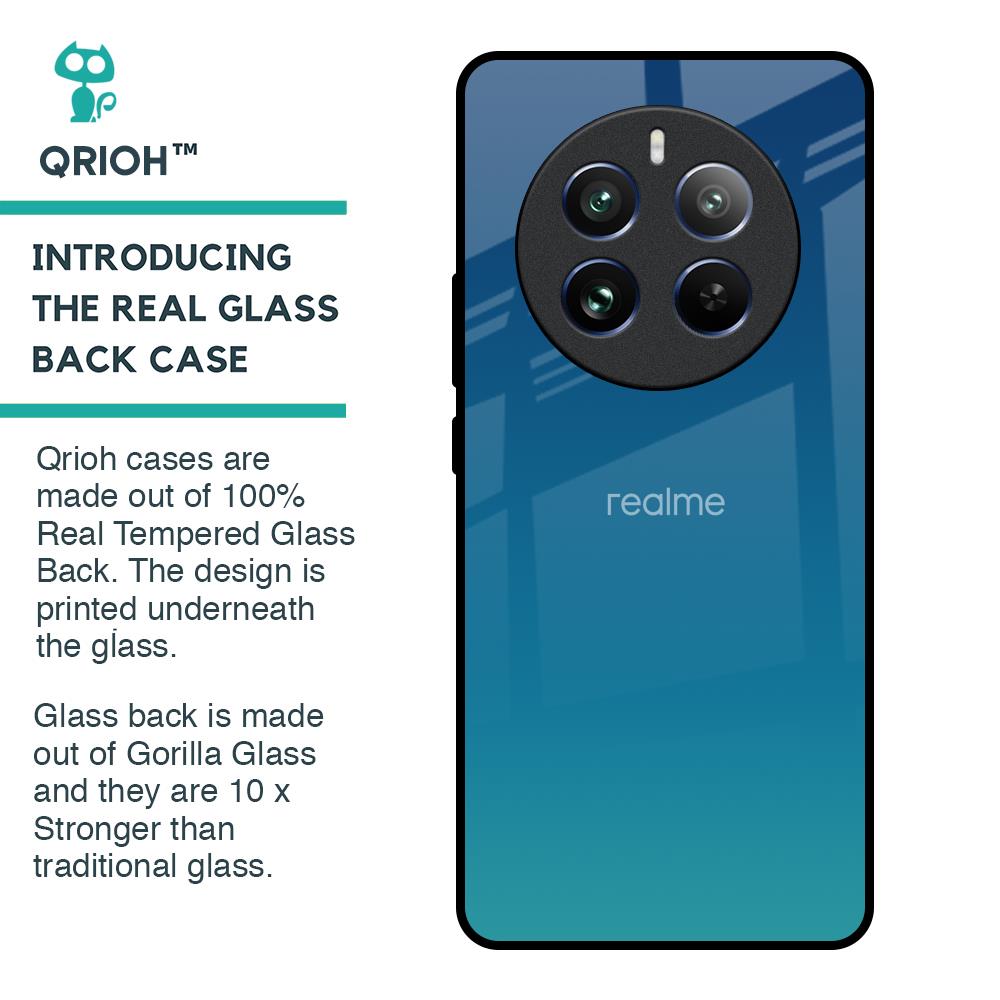 Celestial Blue Glass Case For Realme 12 Pro 5G