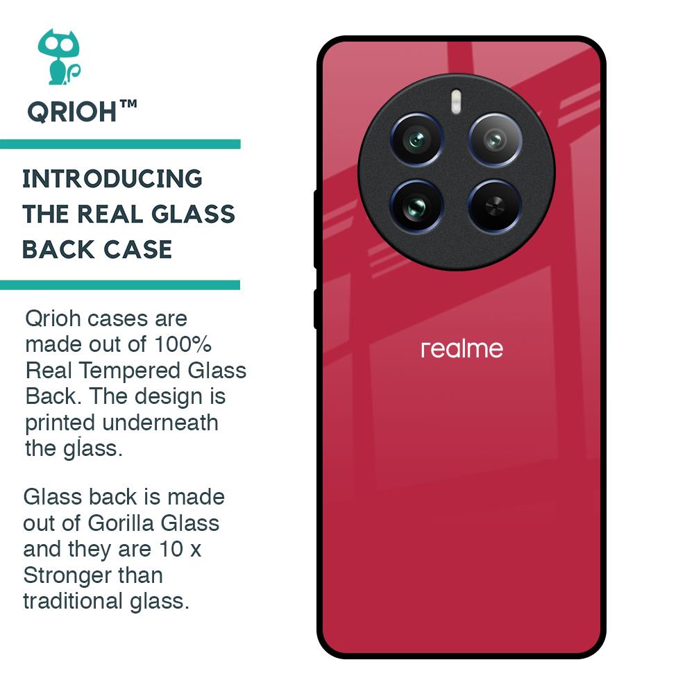 Solo Maroon Glass case for Realme 12 Pro 5G