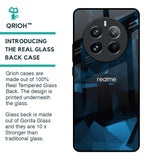Polygonal Blue Box Glass Case For Realme 12 Pro 5G
