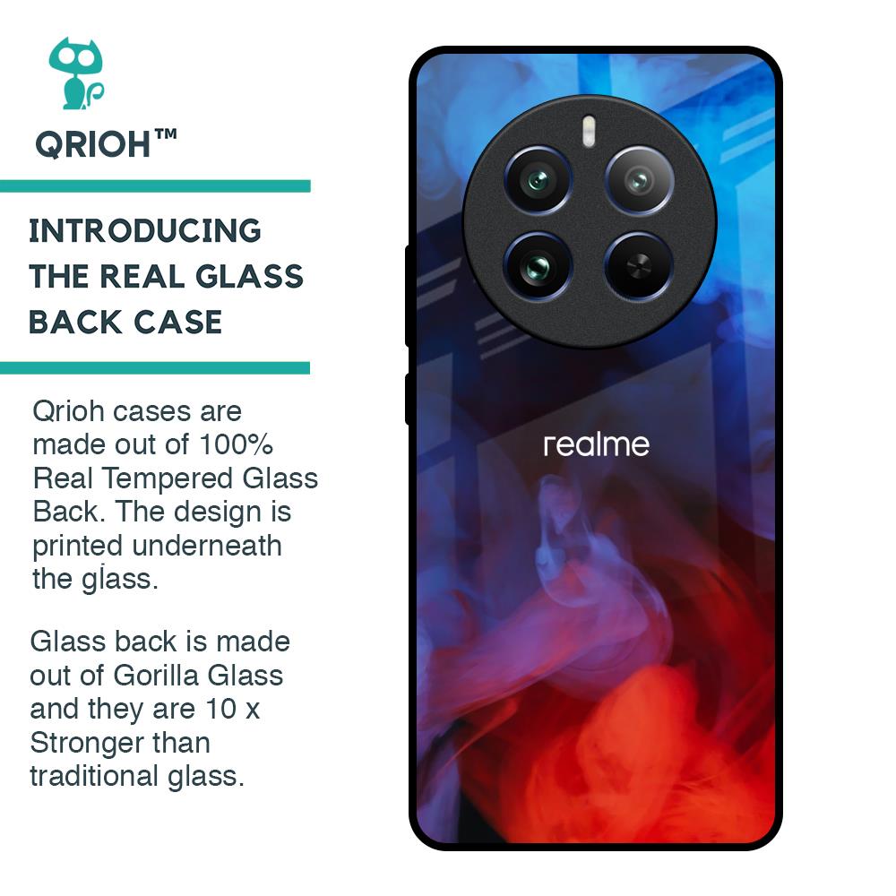 Dim Smoke Glass Case for Realme 12 Pro 5G