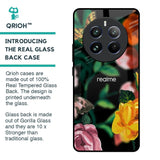 Flowers & Butterfly Glass Case for Realme 12 Pro 5G