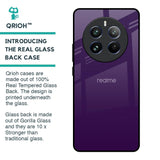 Dark Purple Glass Case for Realme 12 Pro 5G