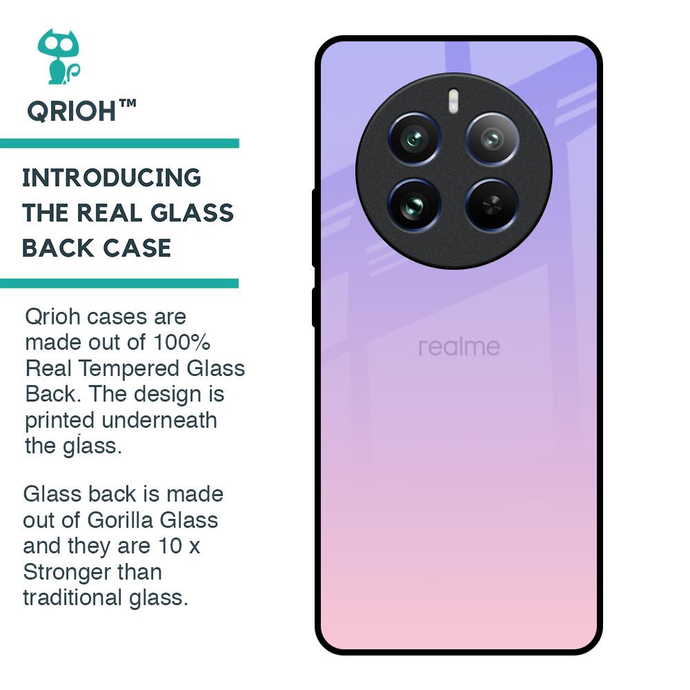 Lavender Gradient Glass Case for Realme 12 Pro 5G