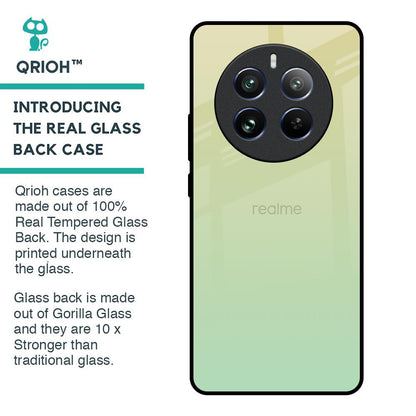 Mint Green Gradient Glass Case for Realme 12 Pro 5G