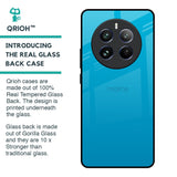 Blue Aqua Glass Case for Realme 12 Pro 5G