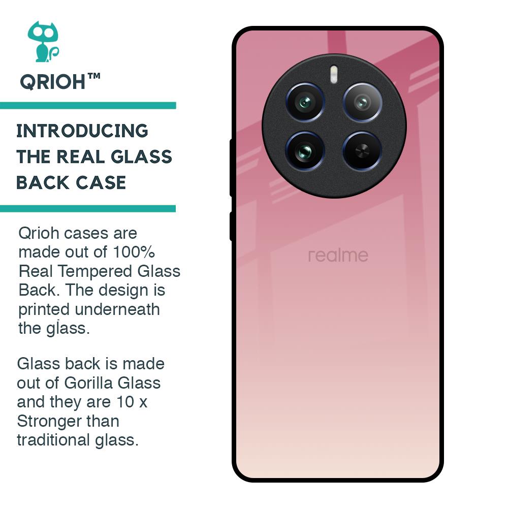 Blooming Pink Glass Case for Realme 12 Pro 5G