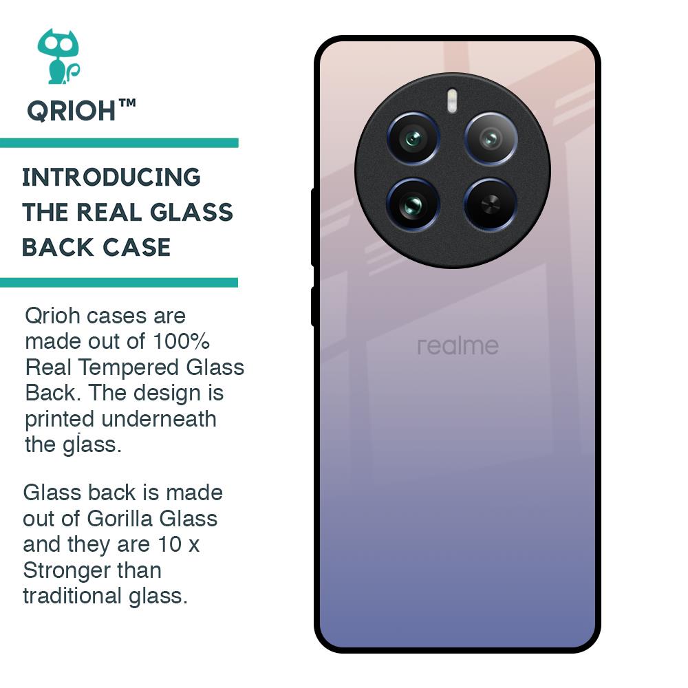Rose Hue Glass Case for Realme 12 Pro 5G
