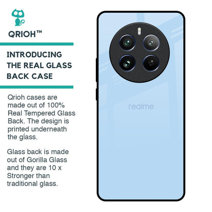 Pastel Sky Blue Glass Case for Realme 12 Pro 5G
