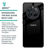 Jet Black Glass Case for Realme 12 Pro 5G