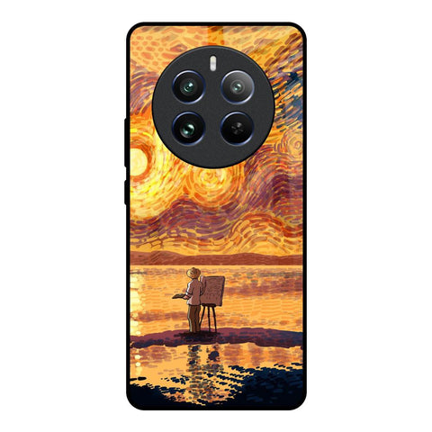 Sunset Vincent Realme 12 Pro Plus 5G Glass Back Cover Online
