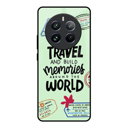Travel Stamps Realme 12 Pro Plus 5G Glass Back Cover Online