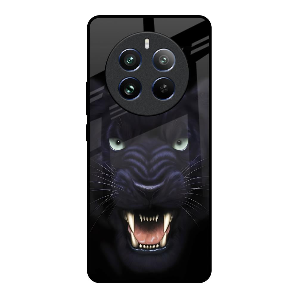 Angry Black Leopard Realme 12 Pro Plus 5G Glass Back Cover Online