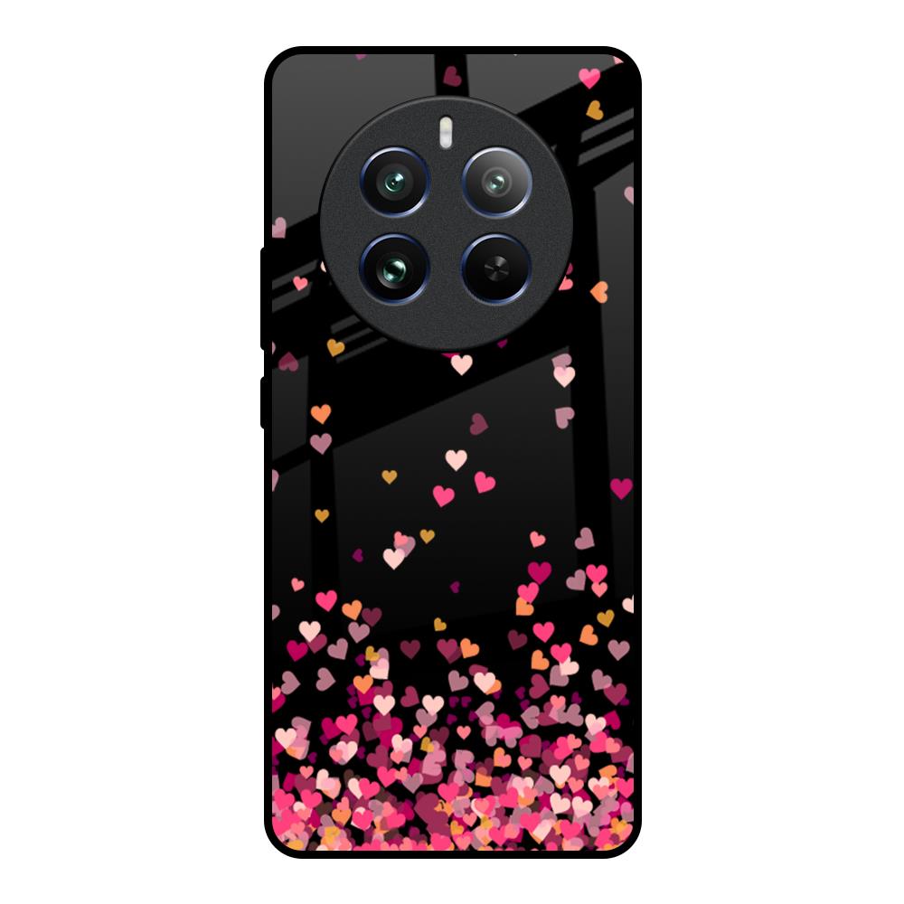 Heart Rain Fall Realme 12 Pro Plus 5G Glass Back Cover Online