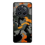 Camouflage Orange Realme 12 Pro Plus 5G Glass Back Cover Online