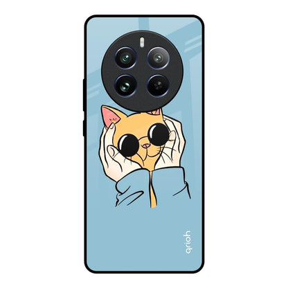 Adorable Cute Kitty Realme 12 Pro Plus 5G Glass Back Cover Online