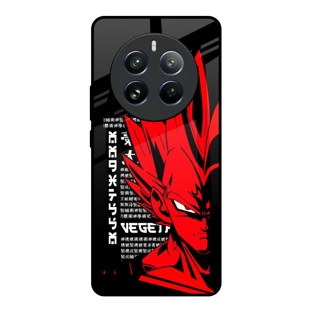 Red Vegeta Realme 12 Pro Plus 5G Glass Back Cover Online
