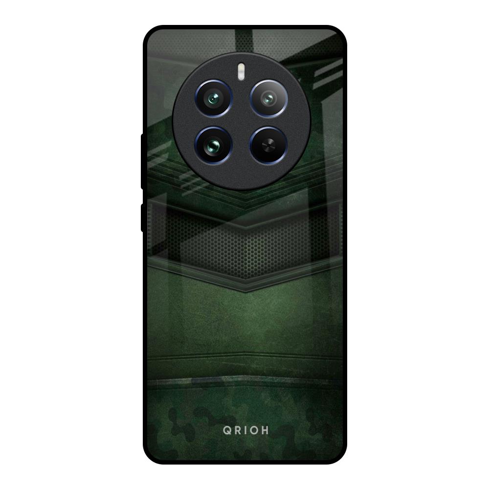 Green Leather Realme 12 Pro Plus 5G Glass Back Cover Online